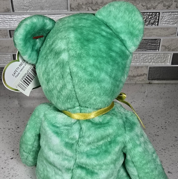 Ty - Killarny- Green Bear Plush Toy - Picture 2 of 4